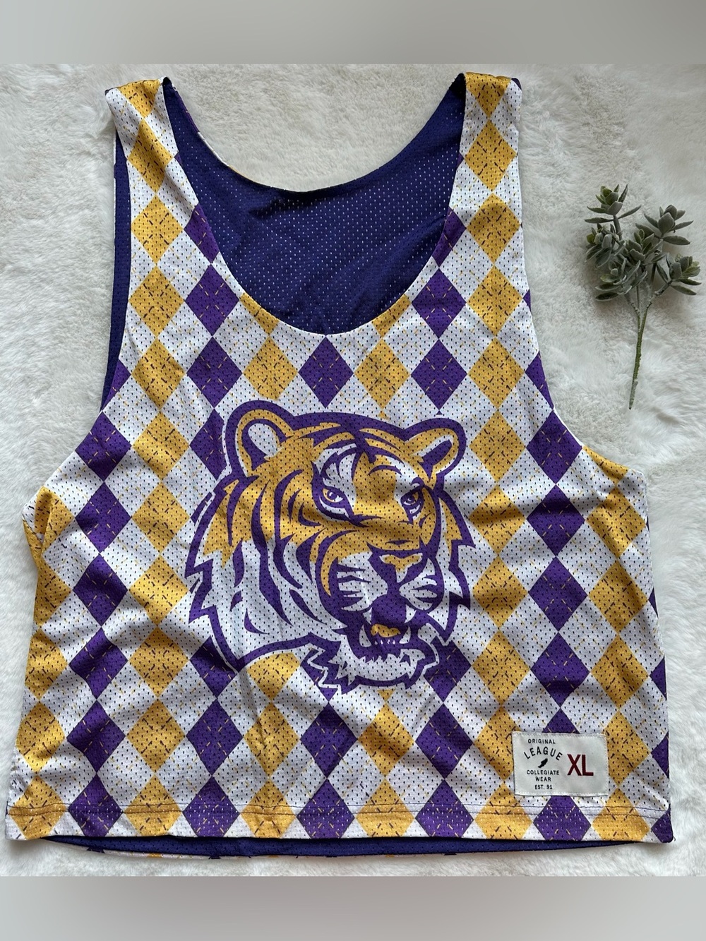 League Collegiate | EUC - LSU Basketball Jersey - Size XL
